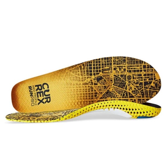 Currex Shoes - Currex SupportSTP Med Profile Arch Support Insoles Yellow‎ Black Size Small S